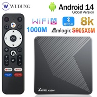 X88 Pro X5m Android 14 Kotak Tv Pintar Amlogic S905x5m 4gb 64gb 8k Hd 1000m Ddr4 Av1 Bt Tvbox 2.4g&5
