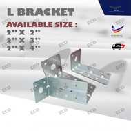 2" x 2" 3" 4" 2.0/1.5MM L Bracket Besi Atap Angle Truss L Bracket Siku L Metal C Channel Bracket