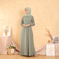 Gamis Bassic Abaya Dialy Busui Baju Kurung Remaja Dewasa Pakaian Wanita Muslimah Mat Shakila Adem Le
