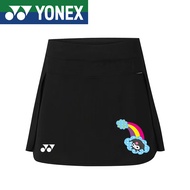 Yonex Sports Skirts 2024 New Tennis Dress Sports Short Skirt Women's Speed Dried Pants Skirt Anti glare Tennis Skirt Skirt Half Skirt Outdoor Running Fitness Sports Running Skirts