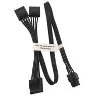 COMeap Molex Power Cable for EVGA PSUs, 6 Pin to 3X 4 Pin Molex Hard Drive Adapter Splitter for Some