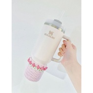 Stanley Crochet Boot | Reusable Cup Holder Crochet by Bloomyou.mgl Cute Cup Sleeve Knitted Cup Holde