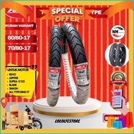 Fdr Genzi 60/80-17 70/80-17 Motorcycle Tires 17 Tube Ring Type Tires