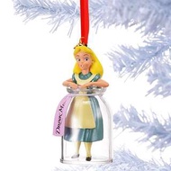 「東京迪士尼商店」愛麗絲 聖誕節限定 吊飾 公仔