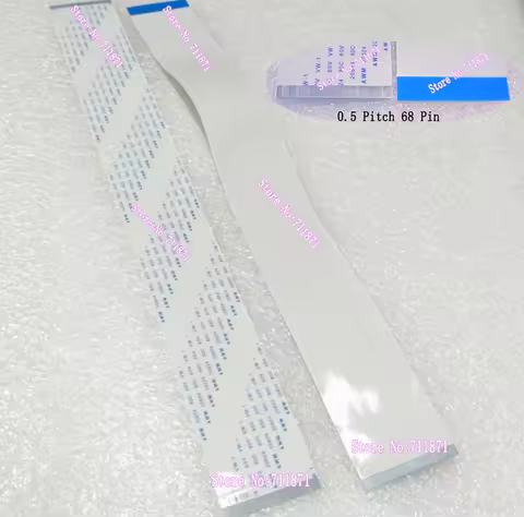 Type A B 0.5 Pitch 68P Flexible Flat Cable 300mm 68Pin FFC Cable Line 68 Pin FFC Cable 68P ribbon Li
