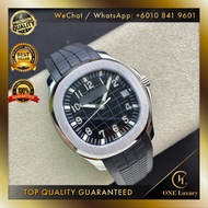 🔥SWISS TOP QUALITY🔥 AQU4N4UT 5167A BLACK DIAL ON RUBBER STRAP