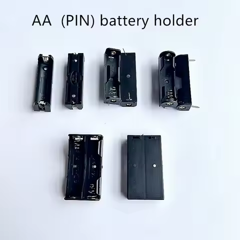 10-20PCS AA Battery Box AA Battery Holder With Pins PCB Pin Type Battery Holder Can Be Soldered Suit