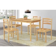 table 4 seater set /chair/ meja/ kerusi/ meja makan 4 kerusi/4seater/餐桌椅