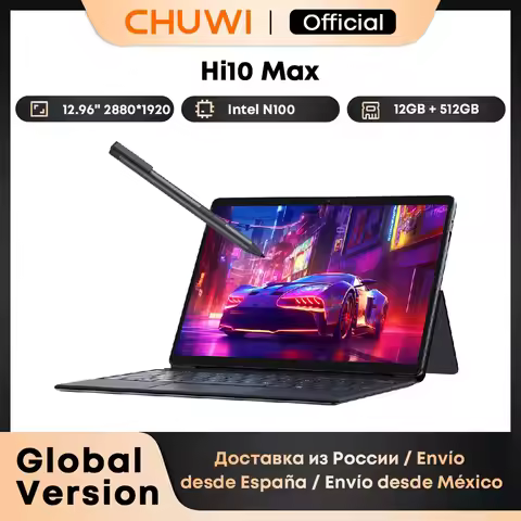 CHUWI 2 In 1 Hi10 Max Tablet PC 12.96inch 2880*1920 Screen N150/N100 Laptop 12GB RAM 512GB ROM Windo