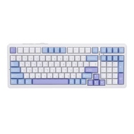 WIRELESS KEYBOARD (คีย์บอร์ดไร้สาย) AULA F99 GRAY WOOD SWITCH V3 RGB EN/TH