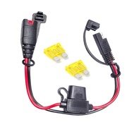 Penyambung SAE Serasi dengan Pengecas Bateri Pintar NOCO Genius GC004 X-Connect 12 inci-14AWG, Kabel