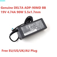 Genuine DELTA ADP-90MD BB 19V 4.74A 90W 5.5x1.7mm AC Adapter For ACER ASPIRE Series Laptop Power Sup