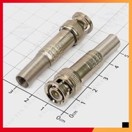 [3 Pieces]- BNC-Q9-75-5 BNC Male Connector Straight Wire Shop