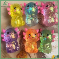 Axolotl Squeeze Toy Cute Slow Rising Fidget Toy Axolotl  Toy for Kids Adults _warm
