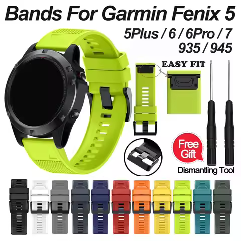 For Garmin Fenix 7S Pro 6S Pro 5S Plus Watchband Strap Bracelet Woman Quickfit 20mm Silicone Wirstba