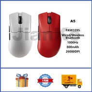 EWEADN A5 Wireless Mouse PAW3395 Lightweight Three Mode Game Mouse