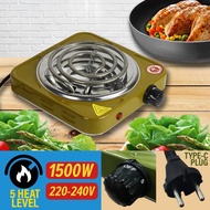 Eco Health Hot Plate Electric Cooker 1500W 220V~240V [ Coil Design ] / Dapur Masak Elektrik / 电热板