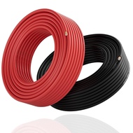 14 Gauge Wire (2-Pack Red/Black Each 100 FT), 14AWG CCA, Low Voltage Automotive Primary Harness Wire