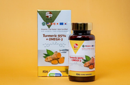 VIÊN UỐNG NGHỆ BAO TỬ聖保爾小魚魚油+薑黃純萃95%軟膠囊 90粒