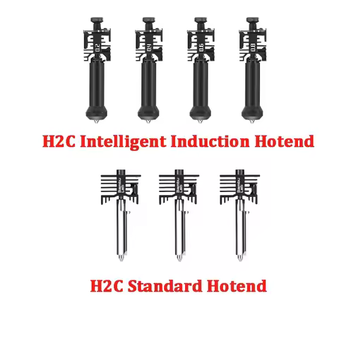 Original H2C Intelligent Induction Hotend For Bambu Lab H2C Vortek System 0.2/0.4/0.6/0.8mm Standard