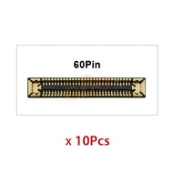 10-100Pcs 60Pin LCD Display Screen Charging FPC Connector On Main Board For Samsung S22 S23 S24 S25 