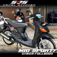 Stiker Fullbody Mio Sporty Motif Anime - Decal Stiker Mio Sporty Design Anime Anya SPY X FAMILY