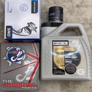 COMBO SET ENGINE OIL 10W40/WATER PUMP PROTON GEN2 PERSONA/PLUG CABLE PROTON GEN2 PERSONA