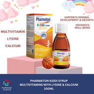 PHARMATON KIDDI MULTIVITAMUNS WITH LYSINE & CALCIUM SYRUP KIDS 100ML