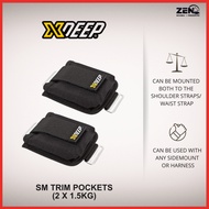 ZEN SCUBA XDEEP Scuba Diving Sidemount Trim Pockets Medium 2x1.5kg  Large 2x3kg