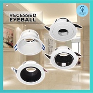 Recessed Eyeball Casing Deep Cut Recessed Downlight Spotlight Display Lighting