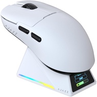 AJAZZ AJ159 APEX Wireless Gaming Mouse with OLED Display, Charging Stand, PAW3950 30000DPI, RGB Ligh