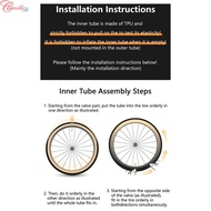 【CAMILLES】Gravel Bike Road Bike Aging Resistance Shock Absorption Stable Tyre Pressure【Mensfashion】