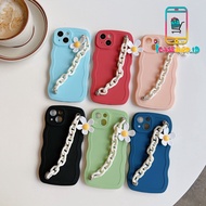 SOFTCASE CASING WAVE CHAIN FLOWER FOR REALME 5 5i 5s 8 8 PRO 9i C2 C3 C11 C12 C15 C27 C20 C11 2021 C