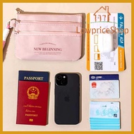 JERRY8888 1pcs Waterproof Candy Color Passport ID Card Storage Bag-Travel Phone Bank Card Holder