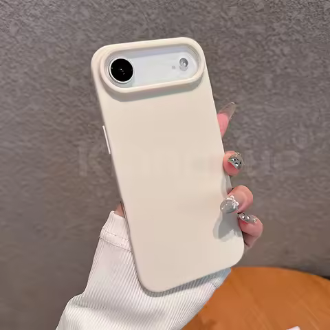 Luxury Pattern Matte Candy Color Silicone Soft Case For iPhone 17 air 17 pro 17 pro max Solid Color