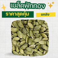 เมล็ดฟักทองดิบแกะเปลือก 10 กิโลกรัม Raw Pumpkin Seed Kernel 10 kg ยกลัง