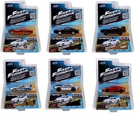 Fast & Furious Build N Collect Complete Collection of 6 Die-cast Cars / Bonus Brians Toyota Supra (J