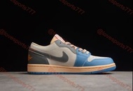 Nike Air Jordan 1 Low Vintage UNC Grey shoes Euro 40-46