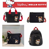 Kipling x Hello Kitty Limited Edition กระเป๋าสะพายไหล่ ทรงบักเก็ต สําหรับสตรี