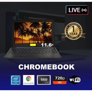 LAPTOP CHROMEBOOK DELL /  INTEL CELERON N3060 ( 2 THREADS , 2.48GHZ) / 4GB RAM / 16GB SD