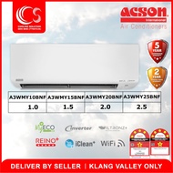 [SAVE 4.0] ACSON REINO INVERTER 4/5 STAR Air Cond Inverter R32 A3WMY10BNF 1.0HP A3WMY15BNF 1.5HP A3WMY20BNF 2.0HP A3WMY25BNF 2.5HP + My ECO Deliver by Seller (Klang Valley area only)