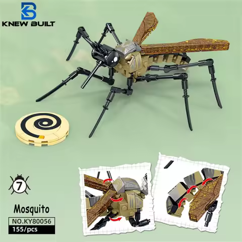 Mosquito Insects Building Blocks Toys Set - Long-Lasting Play for Kids, Great Collectible Models Orc