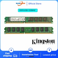 Walram King ston 2G 2GB DDR3 PC3-10600U 1333MHz For Desktop PC King ston DIMM Memory RAM