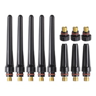 [VE]11pcs for TIG Back Cap 57Y02 57Y03 57Y04 Fit Welding Torch WP-17 WP-18 WP-26