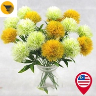 MK2 Artificial Dandelion Flower / Plastic Flower/ Single Branch Fake Hydrangea Dandelion / For Home 
