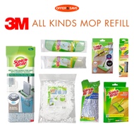 3M Mop Refill Flat Mop/Spin Mop/W3/String Mop/Latex Mop/Quick Sweeper/Super Mop/AS800-E/Easy Sweeper