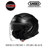 SHOEI J-CRUISE 3 PEARL BLACK 💯 GENUINE