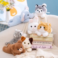 Set Doodle Doodle Doodle Sanhua Cat Doll Plush Toy Husky Doll Ragdoll Cute Baby Elephant