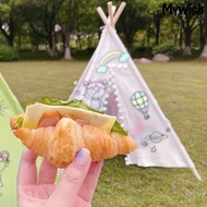 [MW]1 Set Small Tent Easy Assembly Kids Tent Foldable Triangular Small Tent Children Playhouse Toy for Girl And Boy