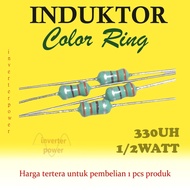 Color Inductor 1/ 2 watt 330uh Inductor Color ring 330uH